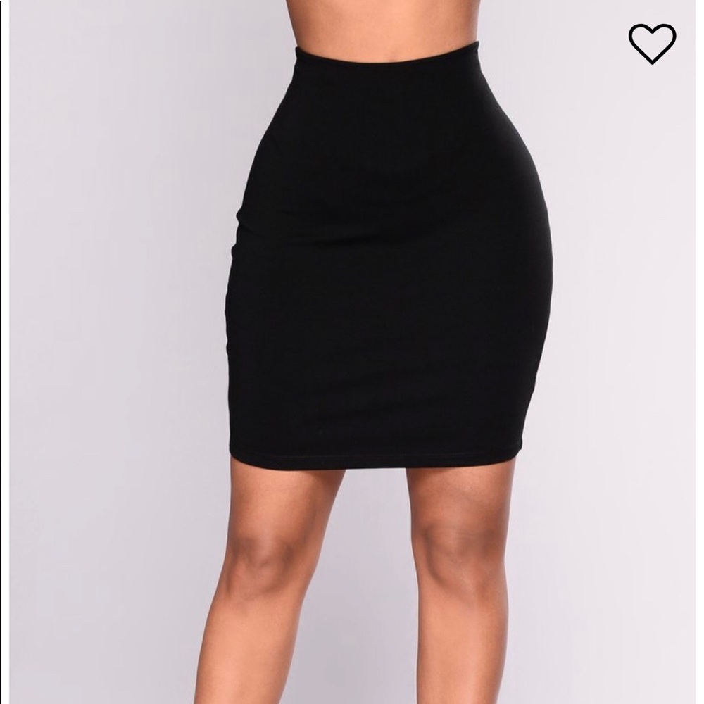H&M Jersey Black Mini Skirt
